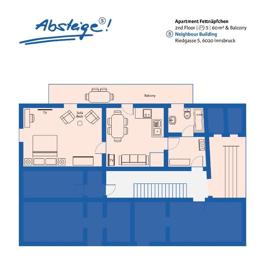 Apartment Absteige Innsbruck- Zentrale Ferienapartments Innsbruck